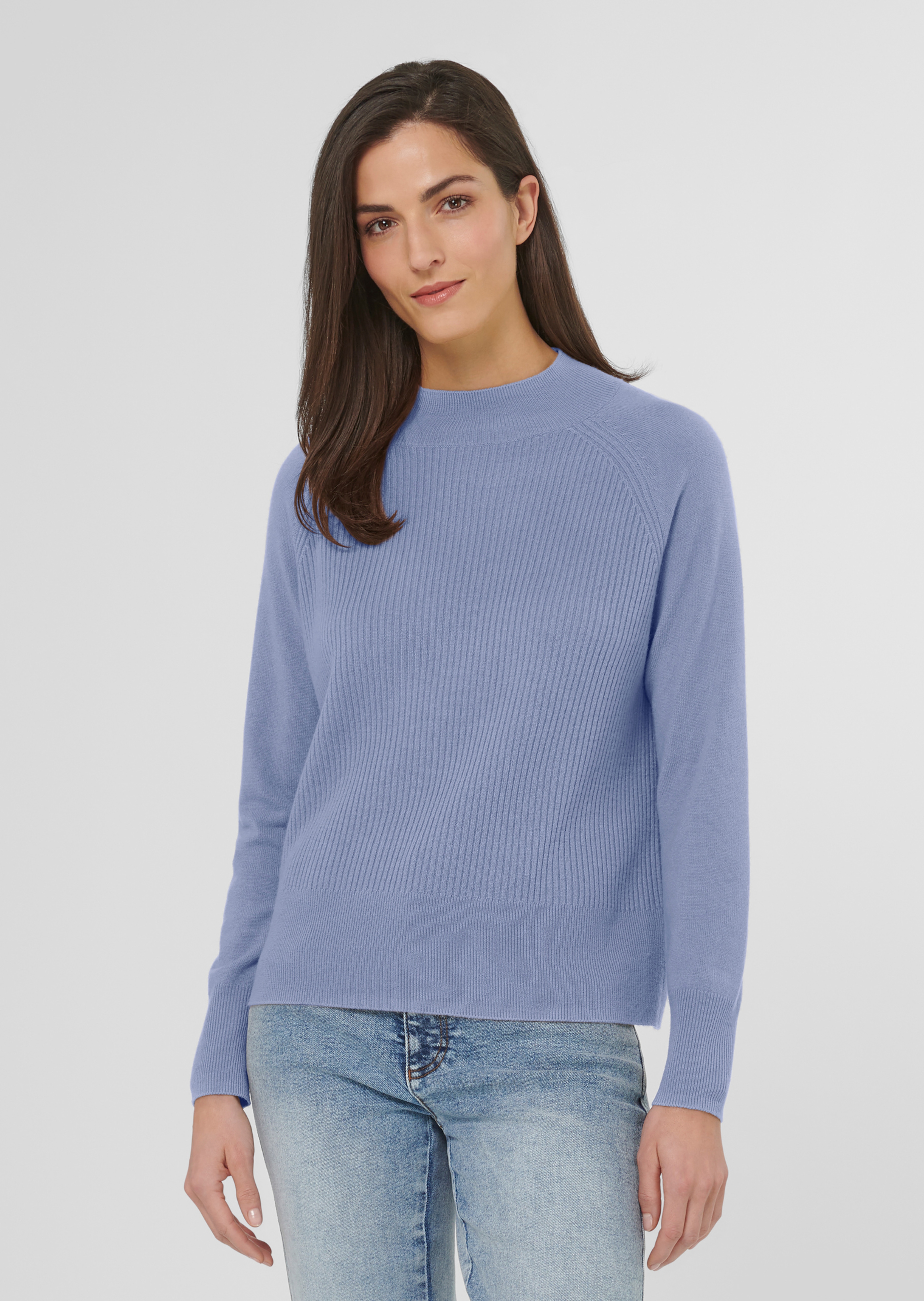 Stehkragen-Pullover in Oversize-Form