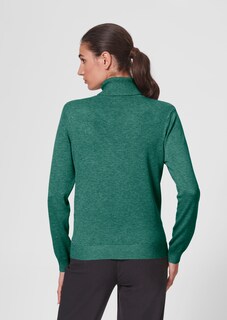 Pull en maille fine avec viscose et élasthanne thumbnail 3