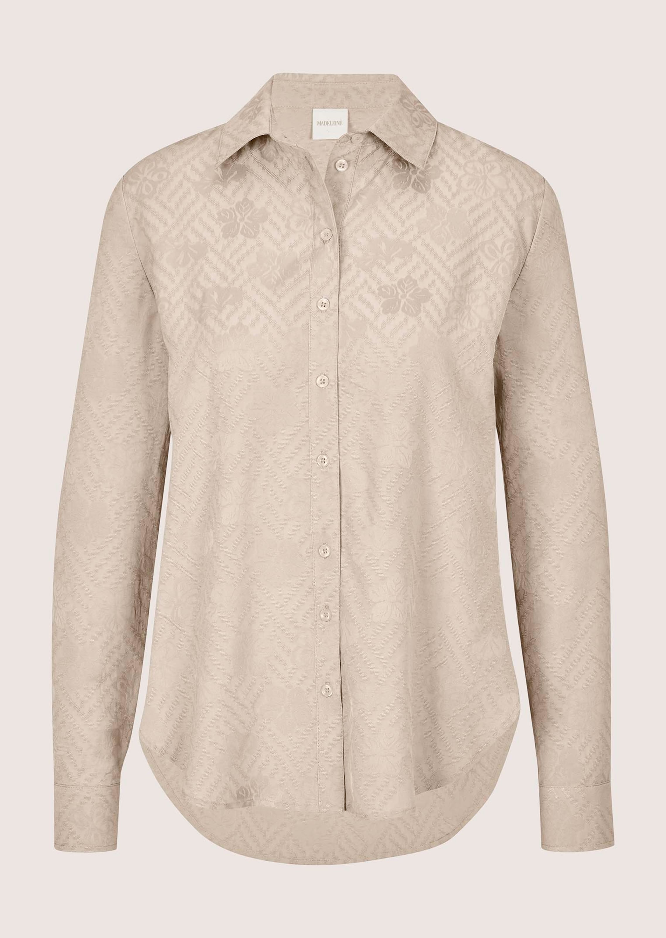 Modische Jacquard-Bluse