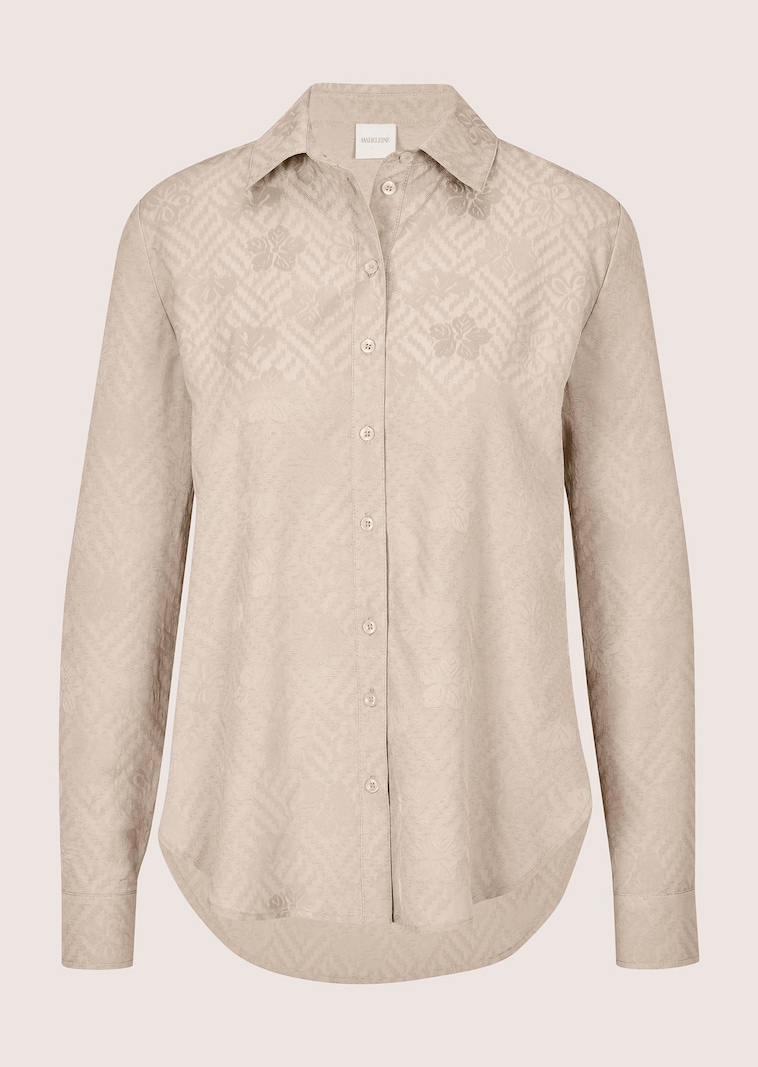 Modische Jacquard-Bluse