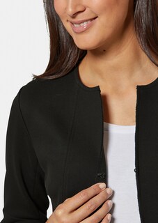 Jersey blazer with texture thumbnail 5