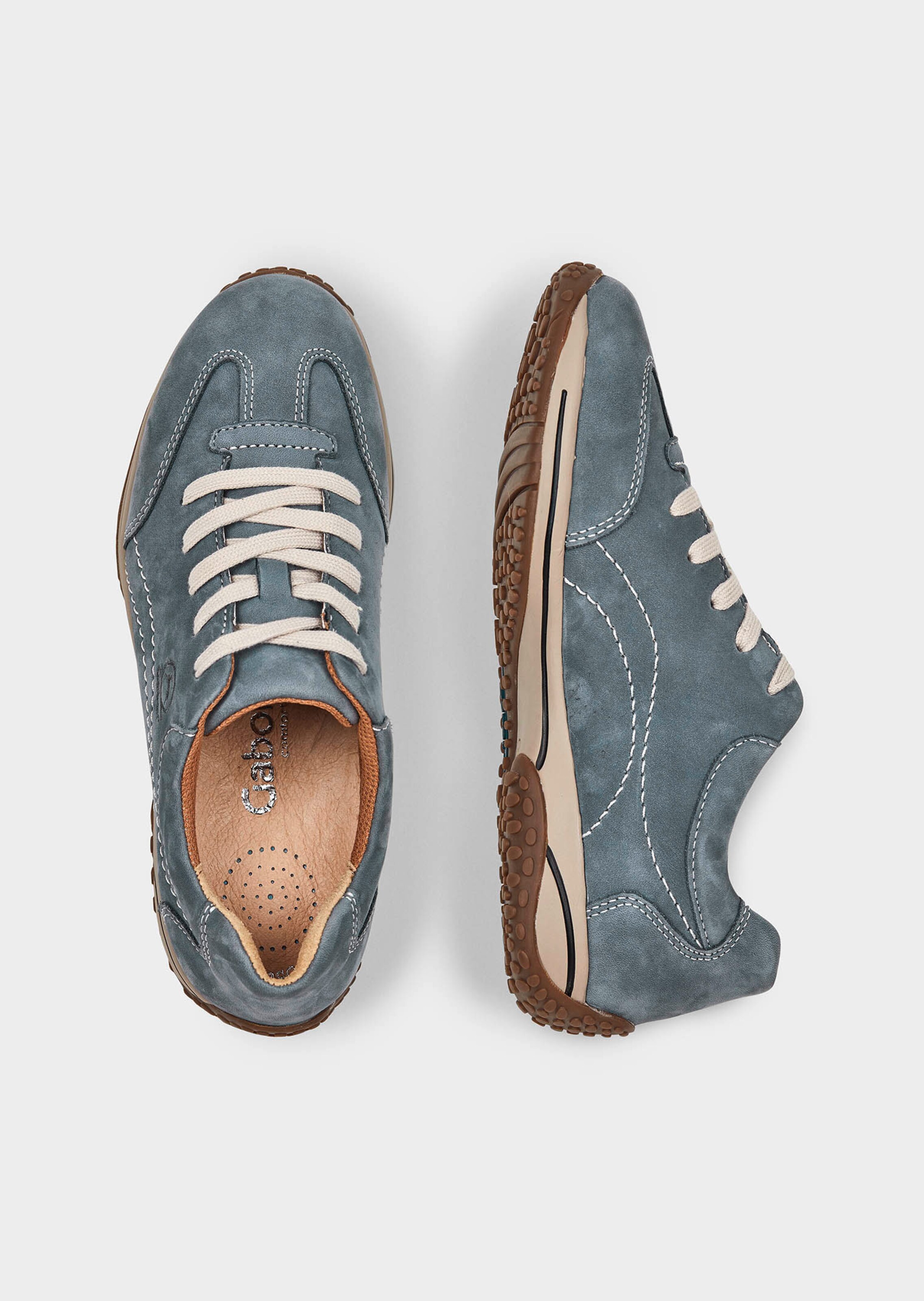 Sneakers en daim - bleu clair - Gr. 41,5 de Goldner Fashion