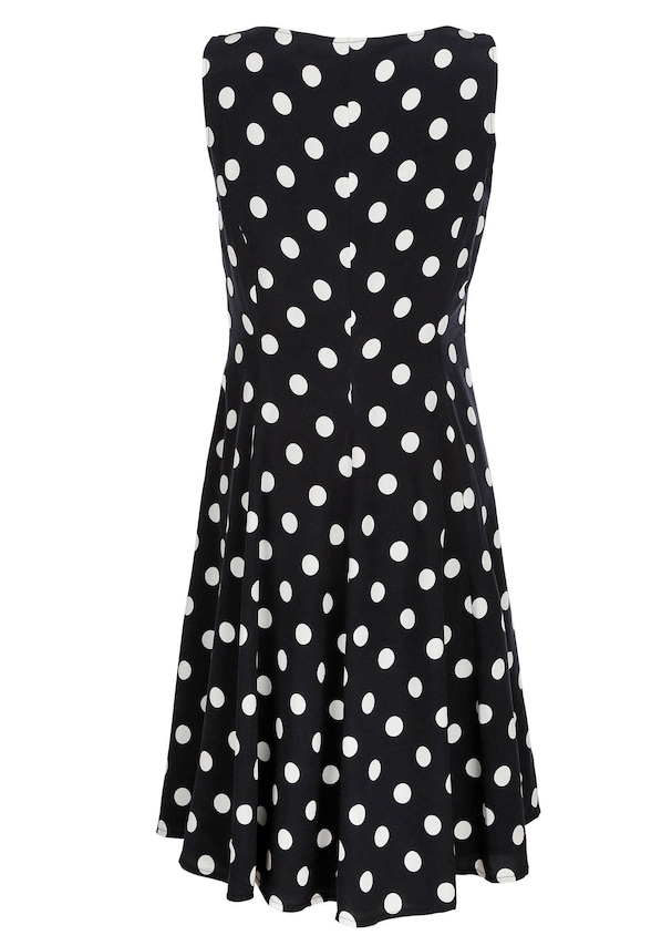 Kleid mit Punkt Dessin 5