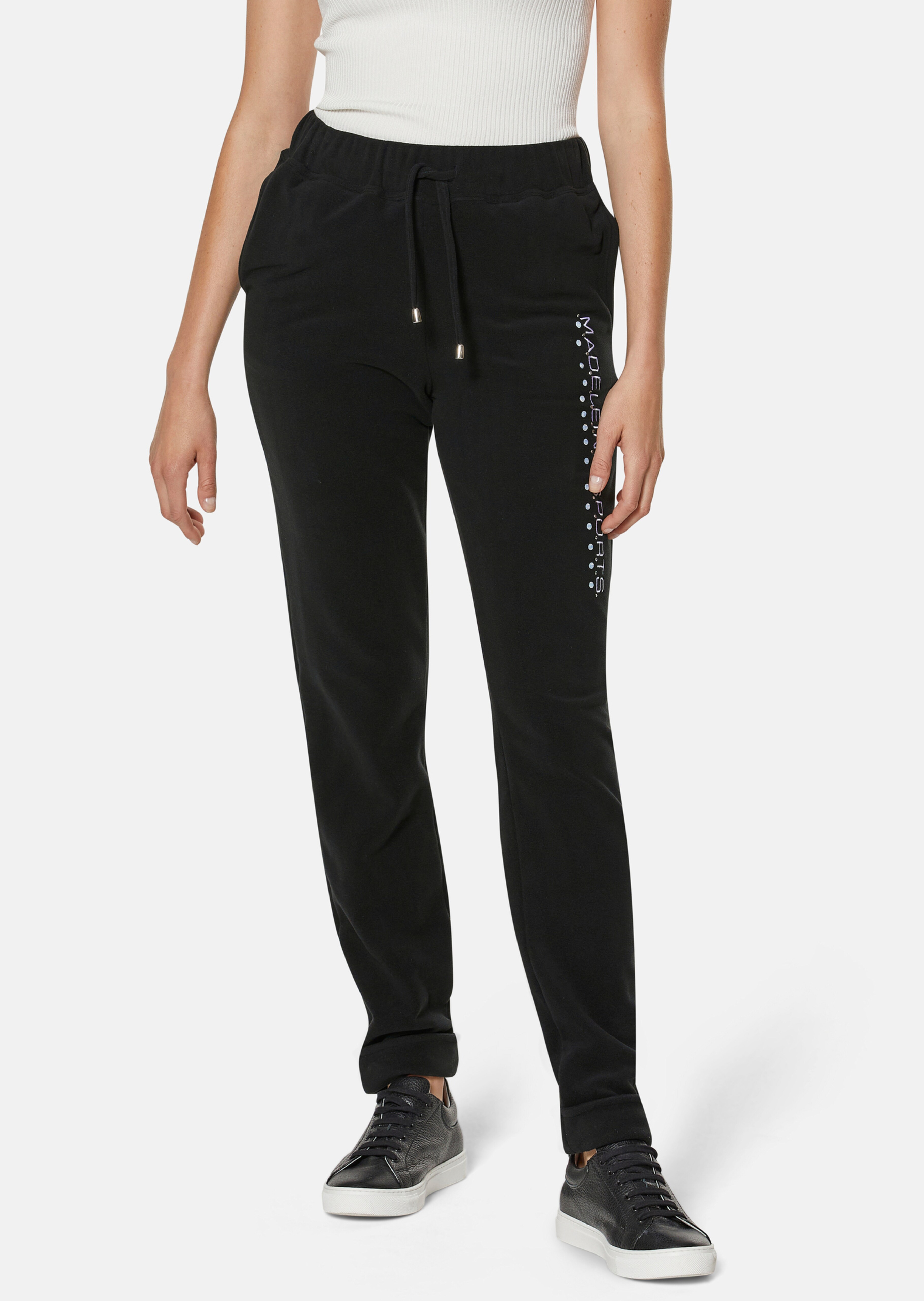 Fleece trousers in jogging style