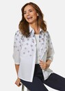 Modische Druckbluse mit Hemdblusenkragen thumbnail 4
