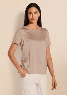 Blusen-Shirt mit kurzen Ärmeln thumbnail 1
