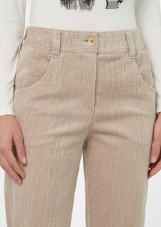 Corduroy broek met elastische band thumbnail 5