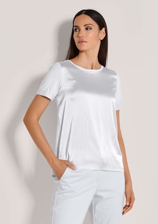 Blusen-Shirt mit kurzen Ärmeln thumbnail 1