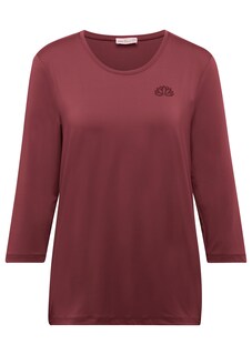 Shirt met ronde hals en 3/4-mouwen thumbnail 2