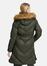 Lange Daunenjacke mit Webpelz thumbnail 3