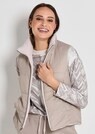 Omkeerbaar vest met tricot en gewatteerde kant thumbnail 5