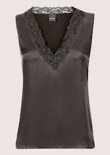 Lingerie-Top mit V-Ausschnitt und edler Spitze thumbnail 6