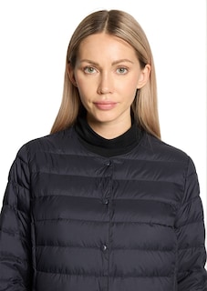 Leichte Daunenjacke mit Druckknöpfen thumbnail 2