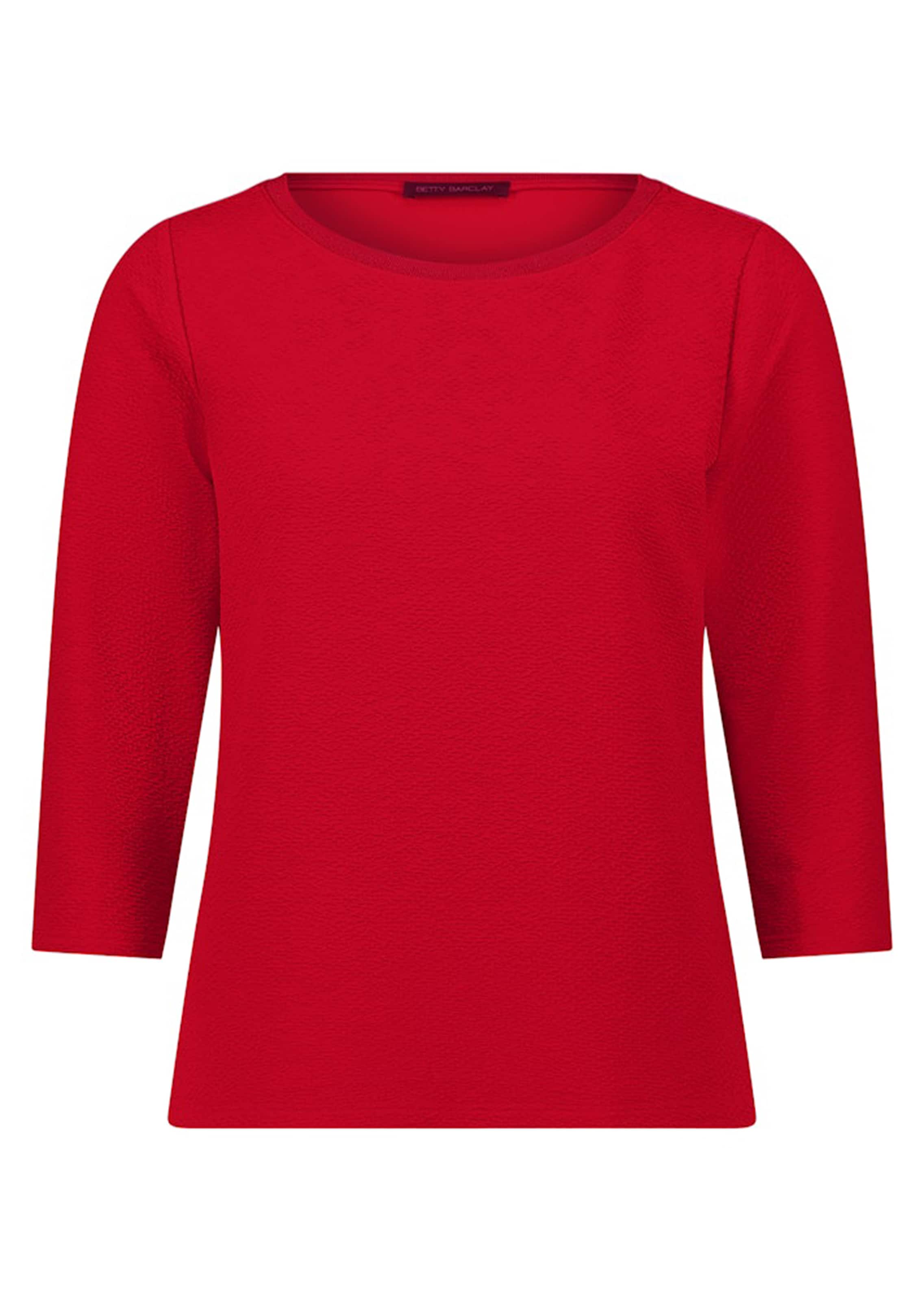 Strukturiertes Shirt mit Glanzblende