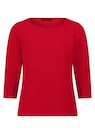 Strukturiertes Shirt mit Glanzblende thumbnail 6