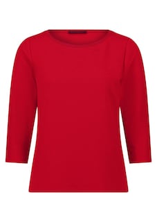 Strukturiertes Shirt mit Glanzblende thumbnail 6