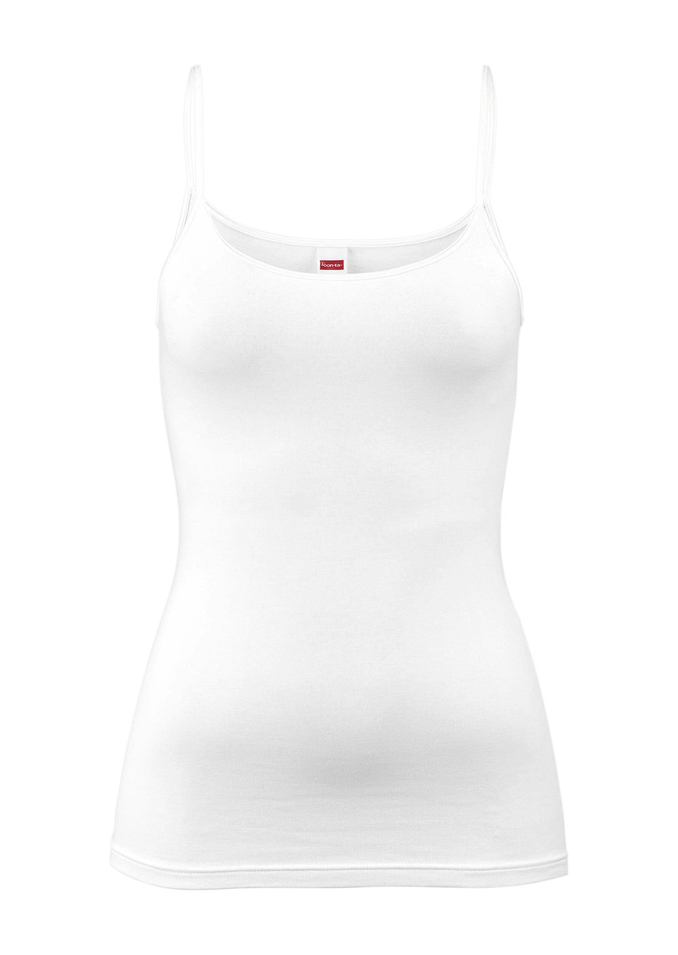 Lot de 2 débardeurs avec bords en satin