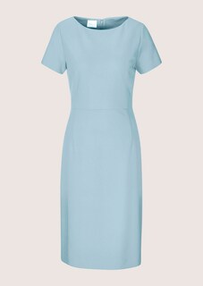 Robe fourreau avec encolure bateau et manches courtes thumbnail 7