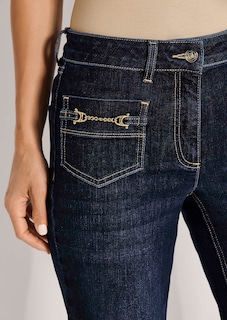 Schmale Jeans mit geradem Bein thumbnail 5