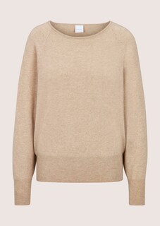 Kaschmirpullover mit Fledermausärmeln thumbnail 6