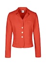 Trendy short-cut blazer in jersey with structured sections thumbnail 6