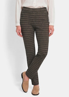 Pantalon CARLA à taille élastique avec imprimé graphique minimaliste thumbnail 7
