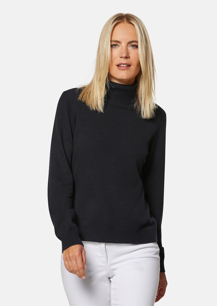 Cashmere turtle-neck jumper