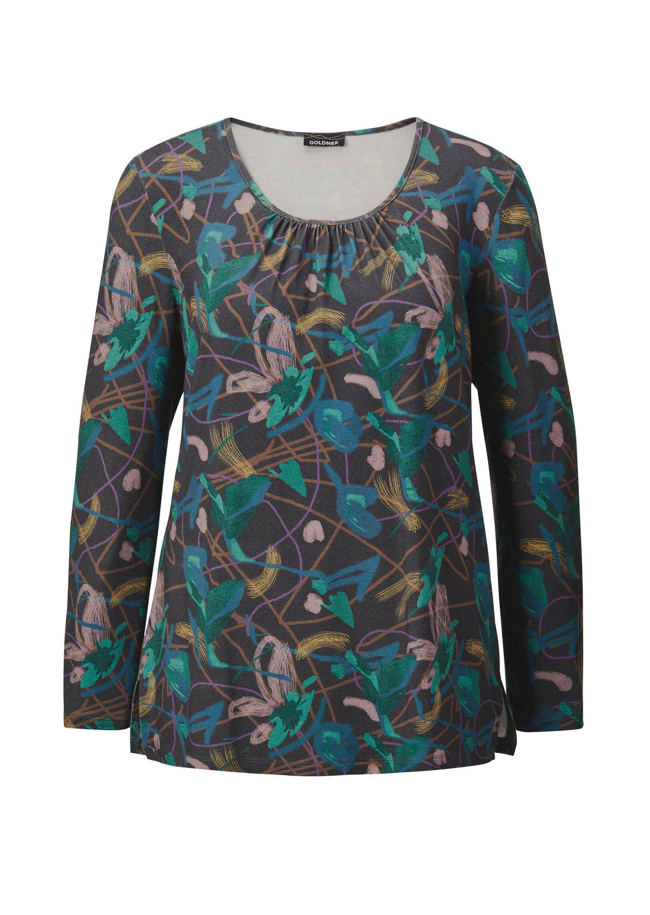 Druckshirt mit kaschierendem Effekt