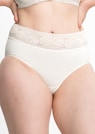 Slip montant avec une taille en dentelle thumbnail 5