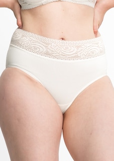Slip montant avec une taille en dentelle thumbnail 5