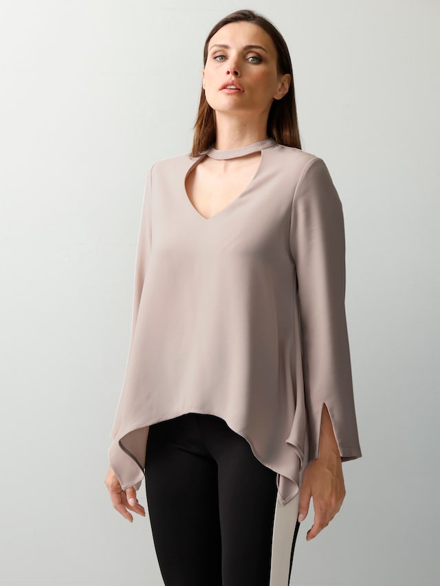 Oversizedbluse mit Cutout