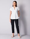 V-neck blouse thumbnail 2