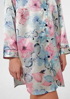 Bedrucktes Sleepshirt aus edlem Glanzsatin thumbnail 5
