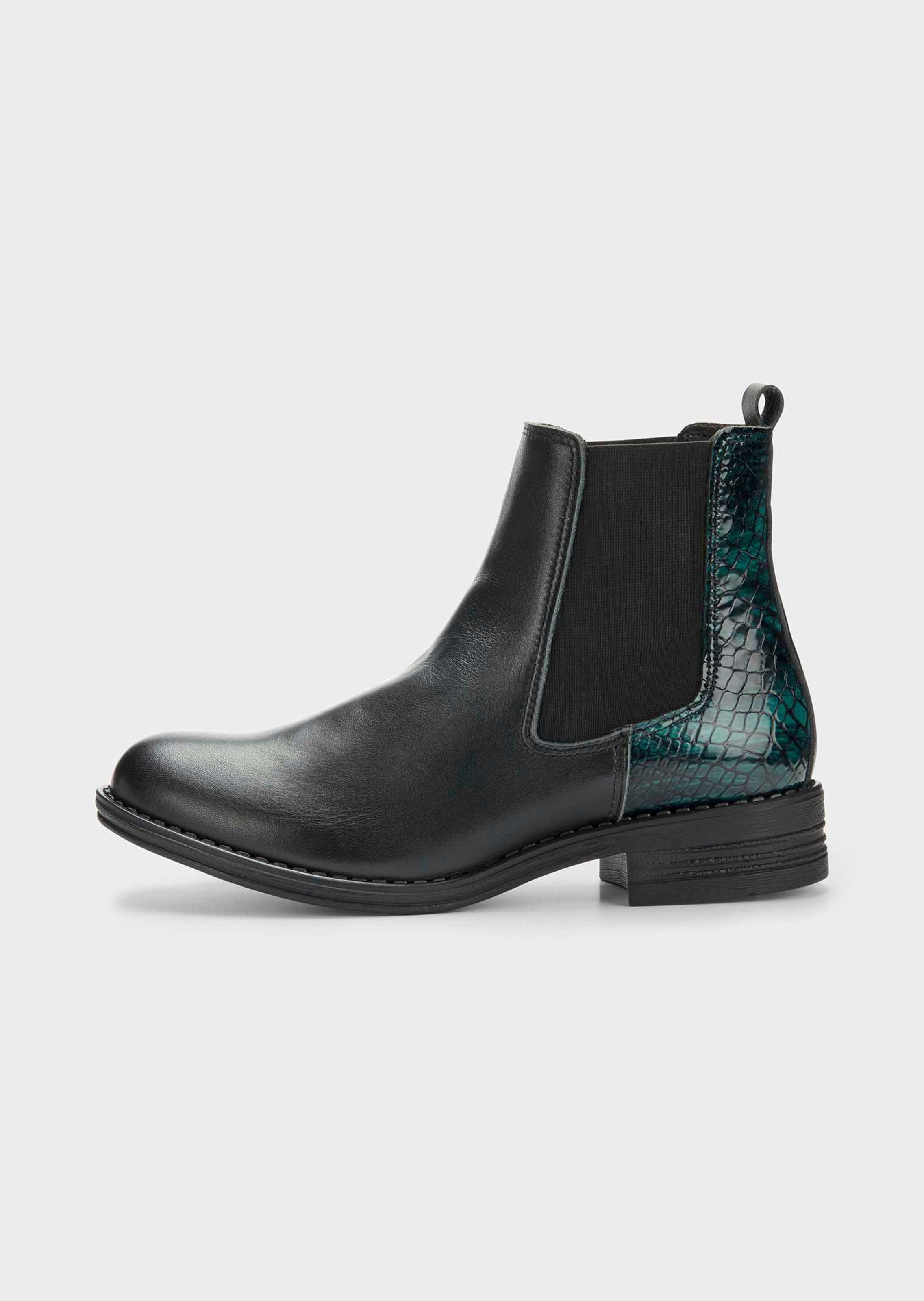 Chelsea Boots mit Animal-Prägung