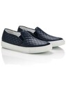 Slip-On aus gestepptem Leder thumbnail 1