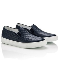 Slip-On aus gestepptem Leder thumbnail 1