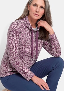 Sweatshirt aus flauschigem Jersey thumbnail 4