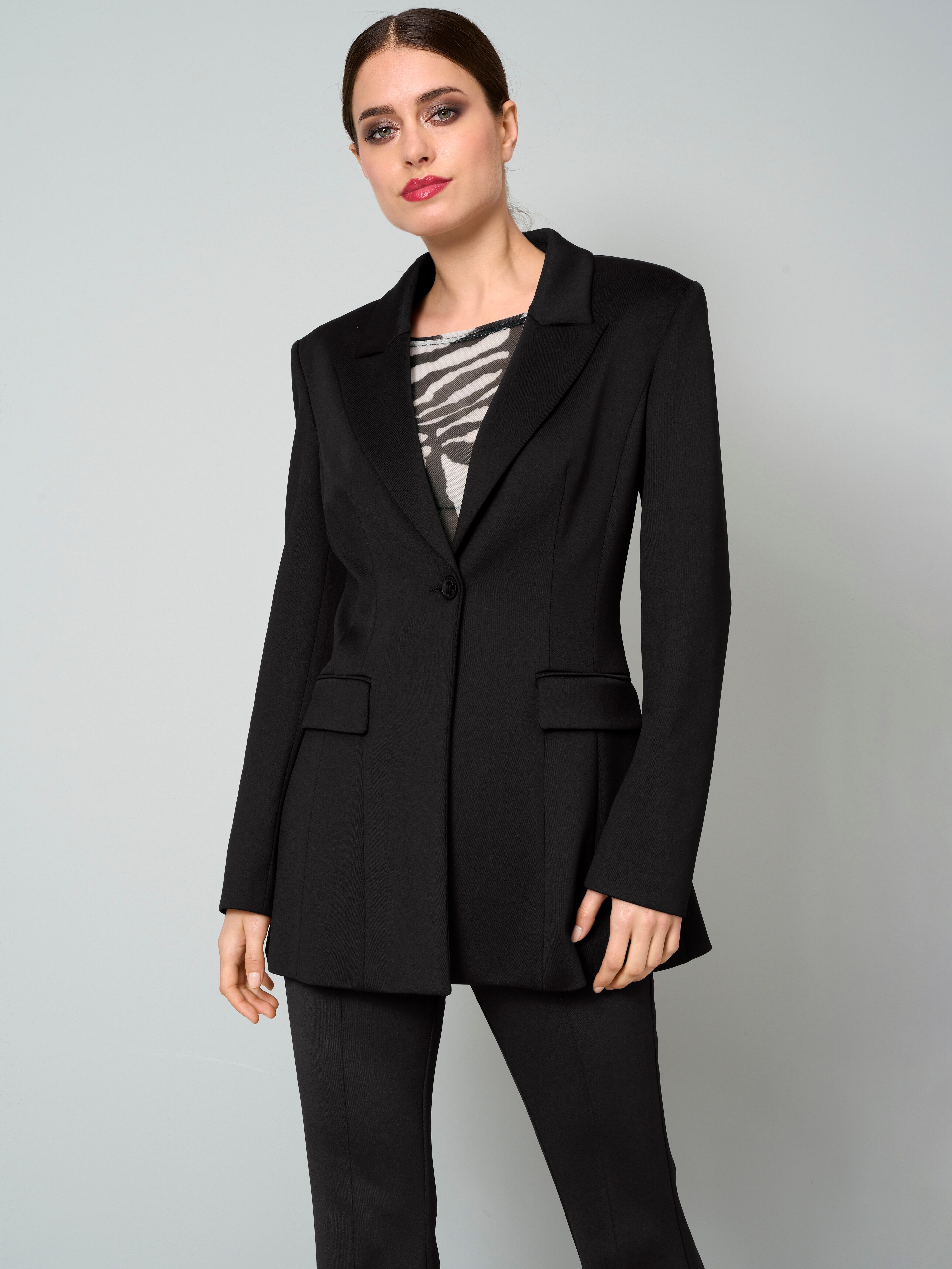 Blazer mit Reverskragen