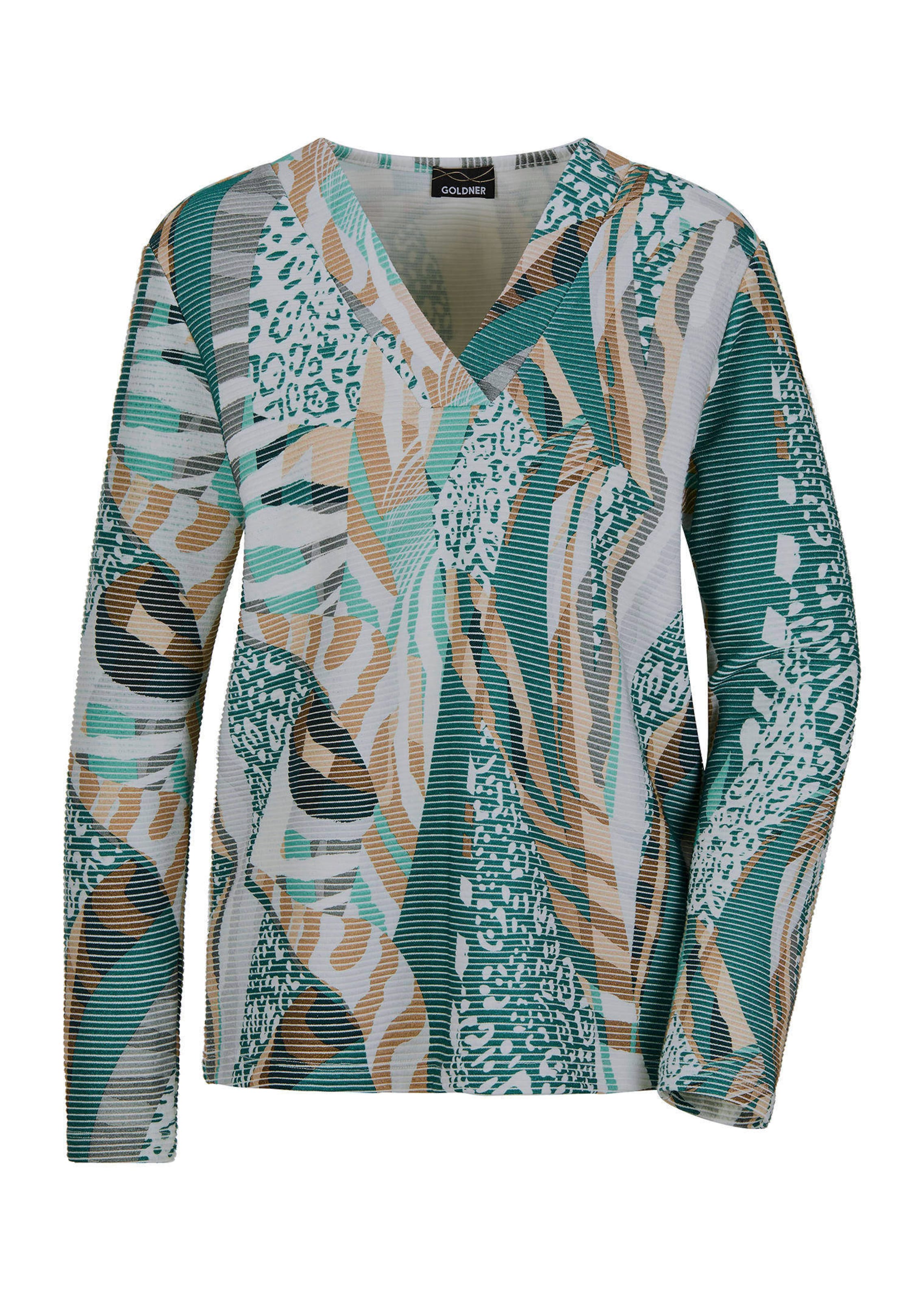 Sweatshirt in Ottoman-Optik