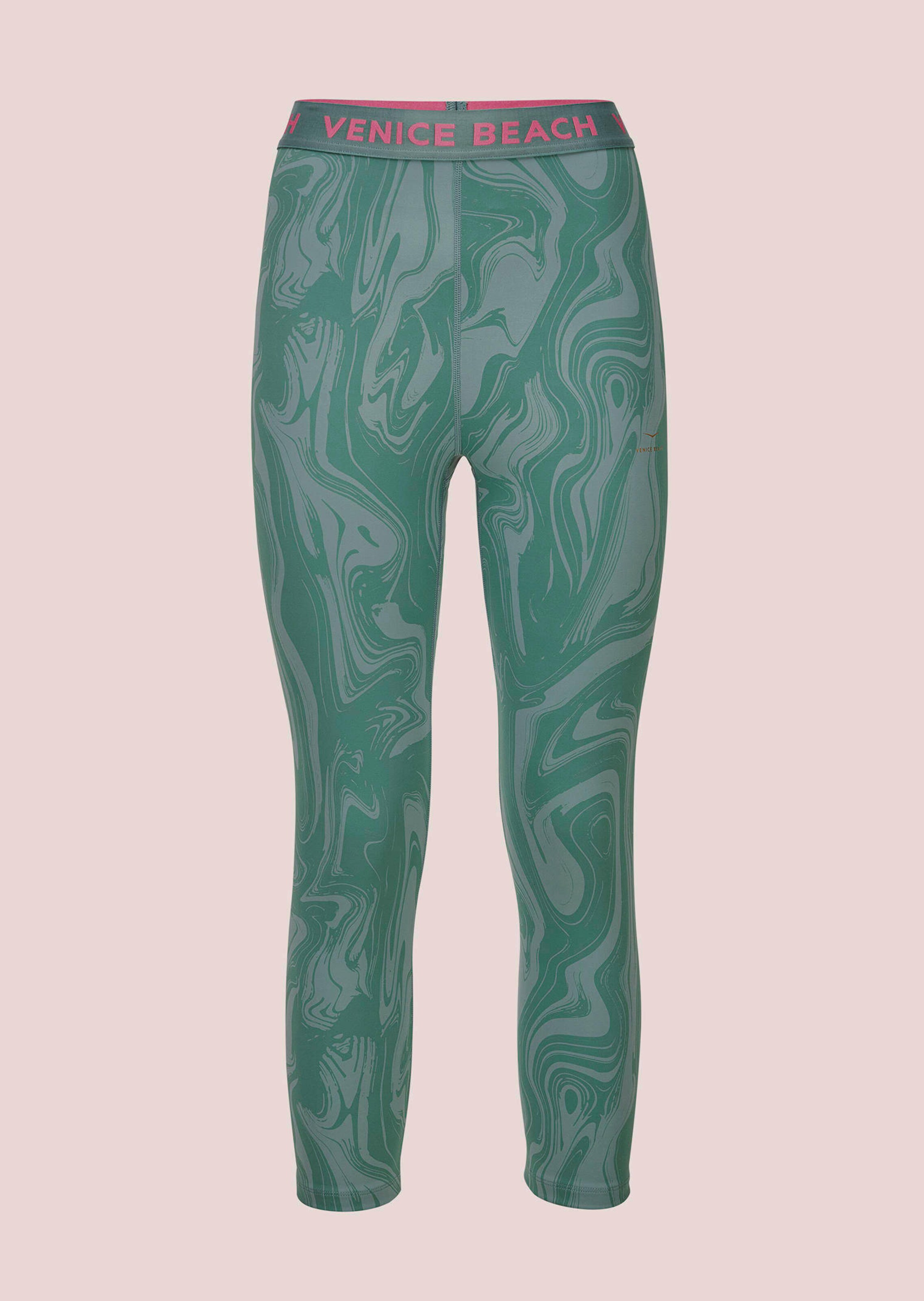 7/8-Leggings mit breitem Bund