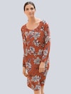Kleid mit Krempelärmel thumbnail 3