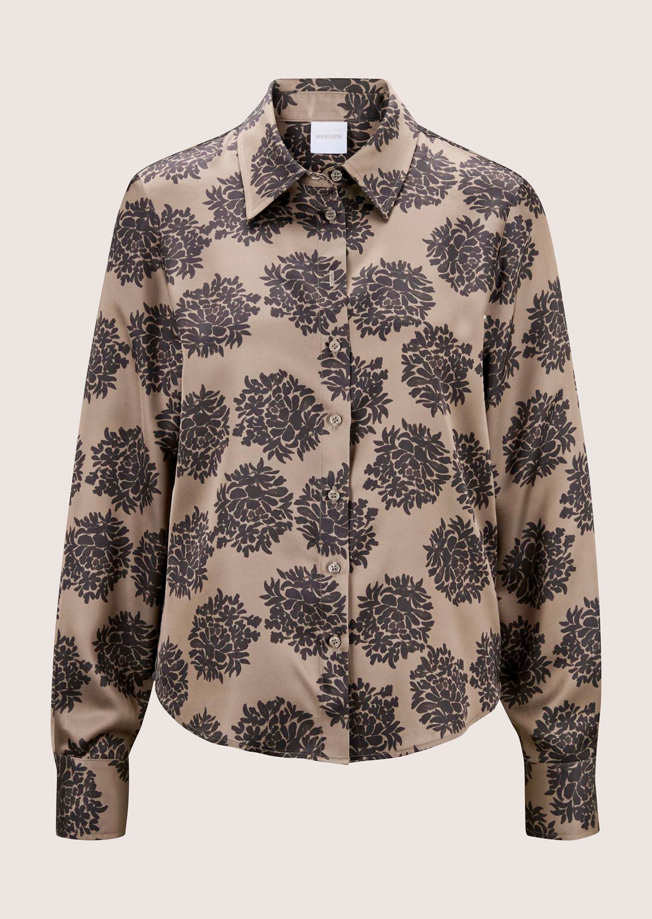 Hemdbluse mit floralem Print