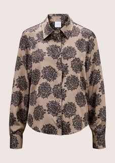 Hemdbluse mit floralem Print thumbnail 6