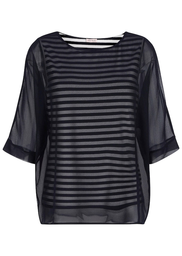 Bluse in Streifendessin 4