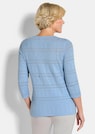 Leichter Strickpullover mit Ajourmuster thumbnail 3