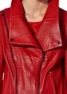 Biker-Jacke aus geprägtem Lammnappa-Leder thumbnail 5