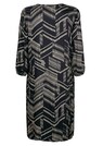 Kleid mit grafischem Druck thumbnail 6