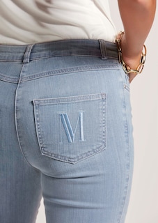 M-Jeans in gerader Form mit Logo-Stickerei thumbnail 5