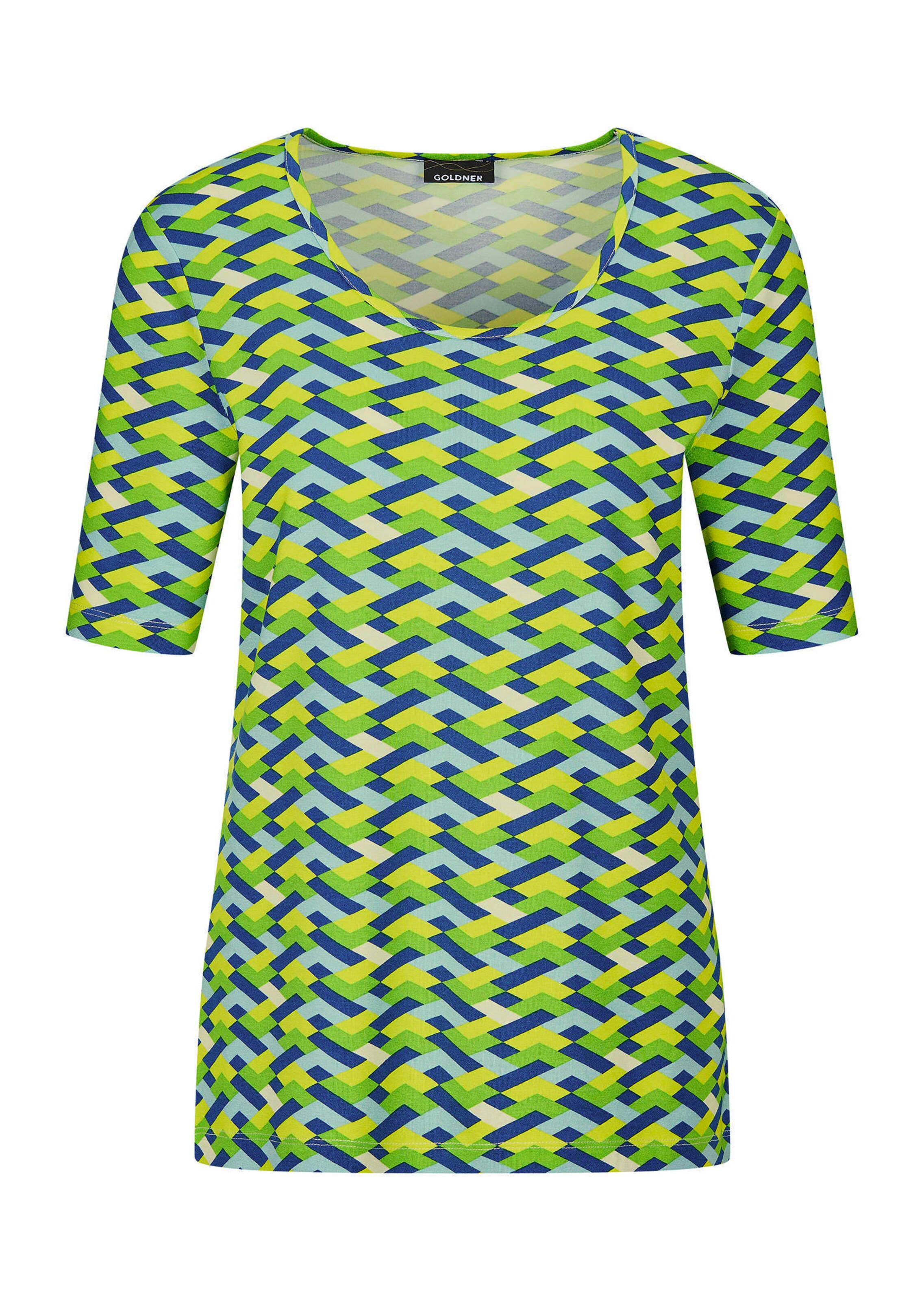 Shirt met geometrische print