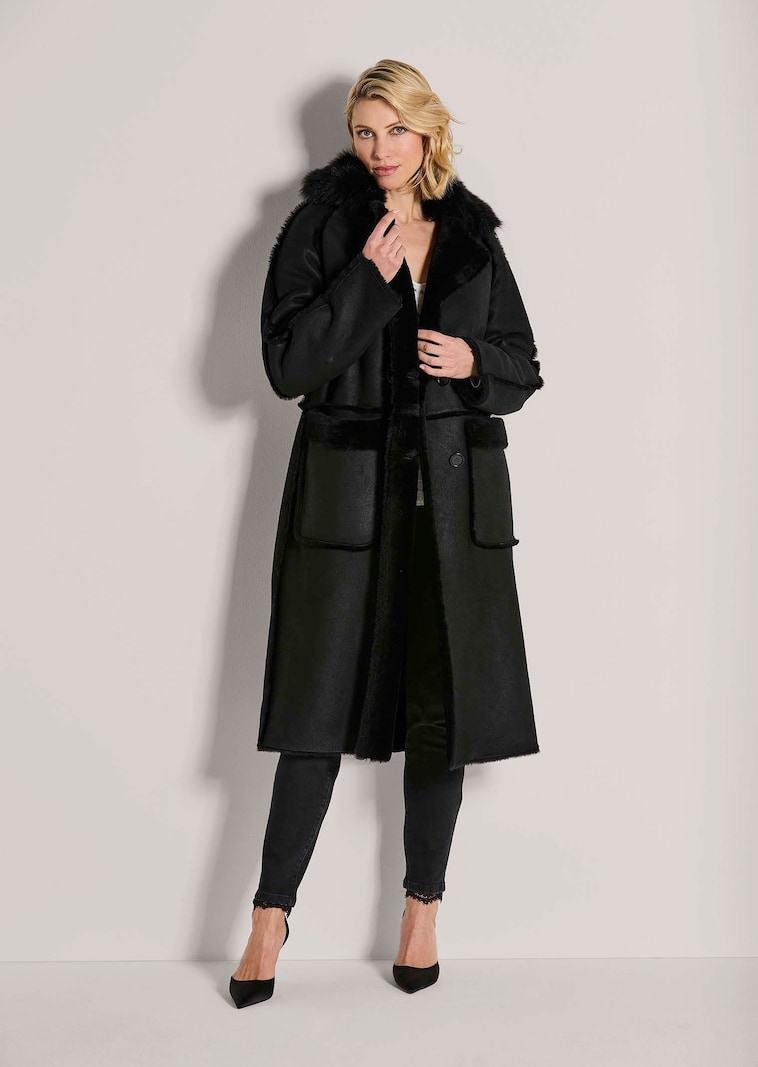 Lammfell-Mantel in Premium-Qualität